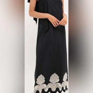 Tuckernuck Black and White One Shoulder Dress
